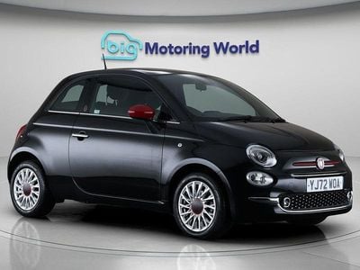 Black Used 2022 Fiat 500 Red Hatchback | £10,400 (Fair price)
