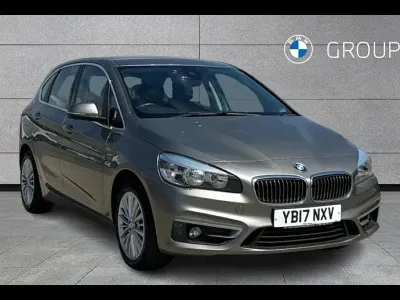 Used BMW 218 Active Tourer Luxury Line 148 HP (108 kW) 2017 Silver MPV