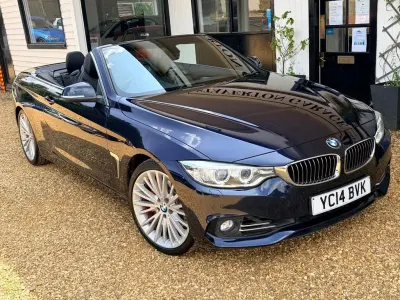 Used BMW 435 Luxury Line 2014 Blue Cabriolet