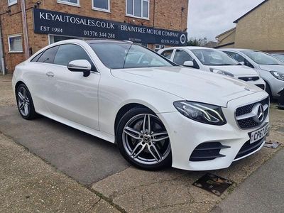 Used Mercedes E220 AMG Line Premium 194 HP (142 kW) 2017 White Coupe