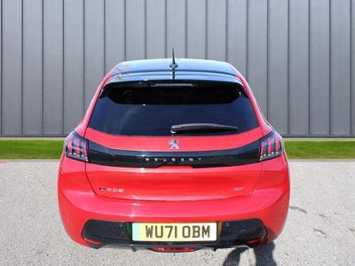Used Peugeot e-208 Premium 98 kW (134 HP) 2021 Red Hatchback