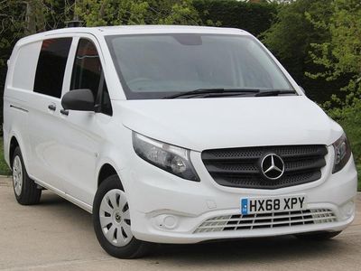 Begagnad Mercedes Vito 2018 Vit Van