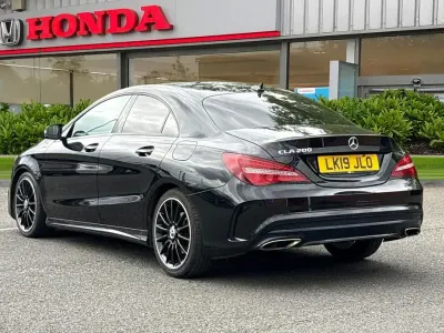 Used Mercedes CLA200 AMG line 2019 Black Coupe