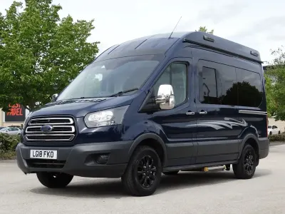 Used Ford Transit 170 HP (125 kW) 2018 Blue