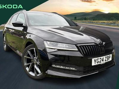 Used Skoda Superb SportlinePlus 197 HP (144 kW) 2024 Black Estate