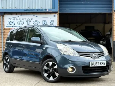 Used Nissan Note N-TEC 110 HP (80 kW) 2012 Blue Hatchback