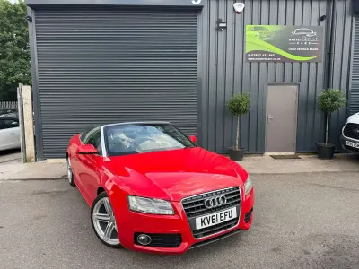 Used Audi A5 Cabriolet S-Line 2011 Red Cabriolet