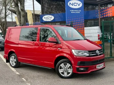 Używany VW Transporter Startline 2018 Czerwony Van