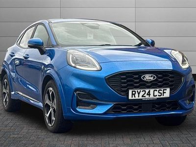 Used Ford Puma ST-Line 125 HP (91 kW) 2024 Blue Hatchback