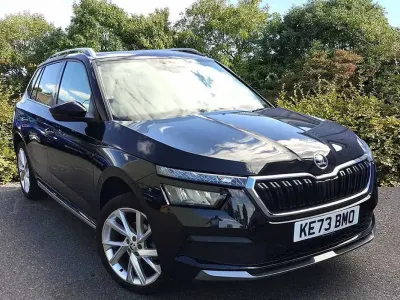 Used Skoda Kamiq SE L Executive 110 HP (80 kW) 2024 Black magic pearl effect SUV