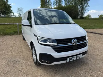 Used VW Transporter Advance 83 kW (113 HP) 2021 White Van