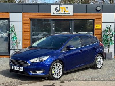 Used Ford Focus Titanium X 120 HP (88 kW) 2016 Blue Hatchback