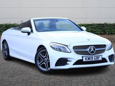 Used Mercedes C300 AMG Line Premium 2019 White Cabriolet