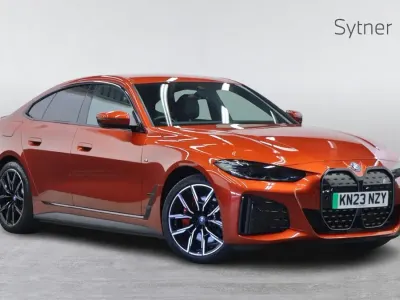 Used BMW i4 M Sport 246 kW (335 HP) 2023 Orange Sedan