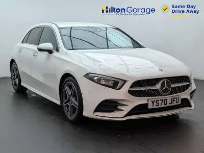 Used Mercedes A200 AMG Line Premium 163 HP (119 kW) 2020 White Hatchback