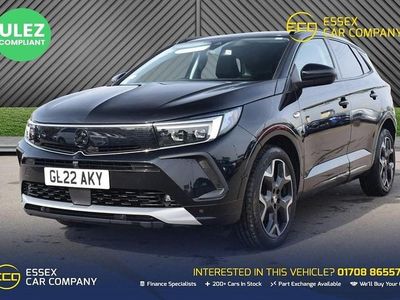 Used Vauxhall Grandland X Ultimate 130 HP (95 kW) 2022 Black SUV