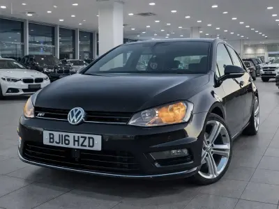 Used VW Golf VII R-line 2016 Black Hatchback