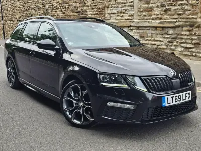Used Skoda Octavia vRS 2019 Black Estate