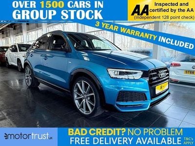 Used Audi Q3 Black Edition 180 HP (132 kW) 2018 Blue SUV