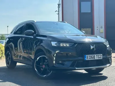 Used DS Automobiles DS7 Crossback Performance 130 HP (95 kW) 2018 Black SUV