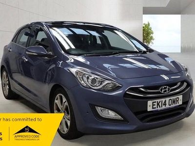 Used Hyundai i30 Premium 128 HP (94 kW) 2014 Blue Hatchback