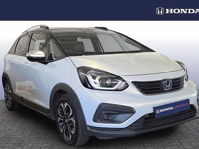 Begagnad Honda Jazz Hybrid 2021 Vit Halvkombi