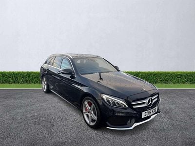 Used Mercedes C250 AMG Line Premium Plus 204 HP (150 kW) 2016 Black Estate