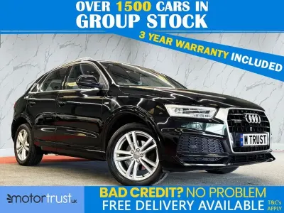 Used Audi Q3 S-Line 150 HP (110 kW) 2017 Black SUV