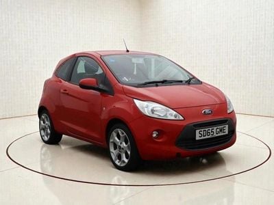 Used Ford Ka Zetec 69 HP (50 kW) 2016 Red Hatchback