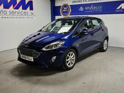 Used Ford Fiesta Zetec 100 HP (73 kW) 2018 Blue Hatchback