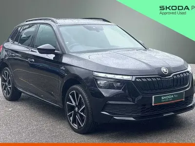 Used Skoda Kamiq Monte Carlo 110 HP (80 kW) 2022 Black magic pearl effect SUV