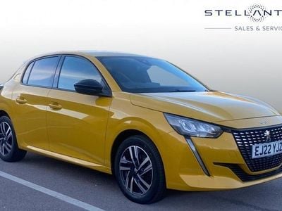 Yellow Used 2022 Peugeot 208 Allure Premium Hatchback | £13,619 (Fair price)