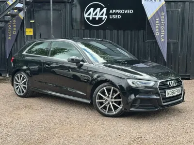 Used Audi A3 S-Line 2016 Black Hatchback