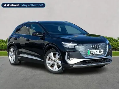 Used Audi Q4 e-tron S-Line 150 kW (204 HP) 2022 Black SUV