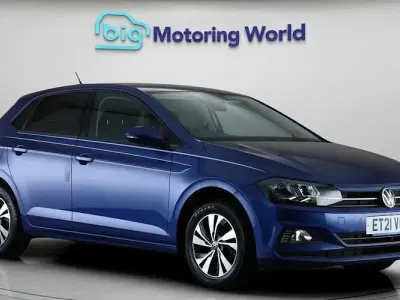 Used VW Polo Match 80 HP (58 kW) 2021 Blue Hatchback