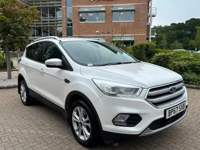 Used Ford Kuga Titanium 150 HP (110 kW) 2018 White SUV