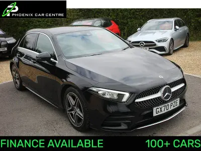 Used Mercedes A180 AMG line 136 HP (100 kW) 2020 Black Hatchback