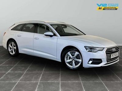 White Used 2021 Audi A6 Sport Estate | £20,895 (Fair price)