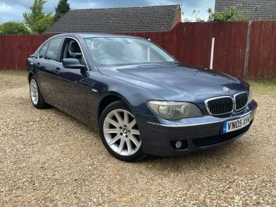 Used BMW 750 2005 Blue Sedan