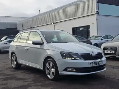 Used Skoda Fabia SE L 110 HP (80 kW) 2016 White Hatchback