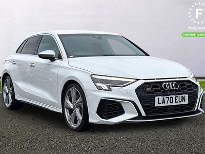 Used Audi S3 Sportback Advanced 2020 White Hatchback