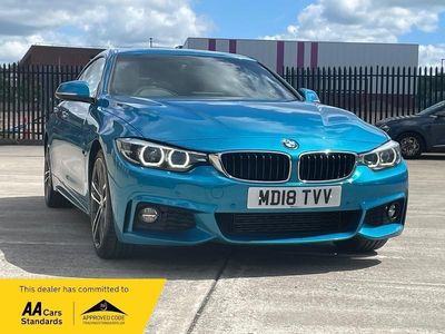 Blue Used 2018 BMW 420 M Sport Coupe | £15,995 (Fair price)