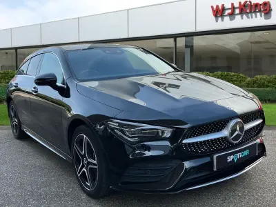 Used Mercedes CLA250 Shooting Brake AMG Line Premium Plus 2020 Cosmos black Estate