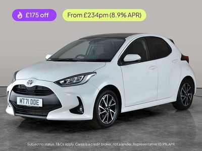White Used 2021 Toyota Yaris Hybrid Design Hatchback | £15,192 (Good price)