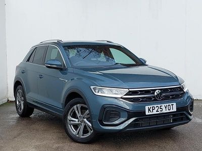 Blue Used 2025 VW T-Roc R-line SUV | £26,498 (Fair price)