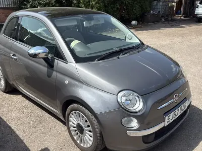 Used Fiat 500 Lounge 69 HP (50 kW) 2012 Grey Hatchback