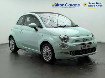 Used Fiat 500C Lounge 2019 Green Cabriolet