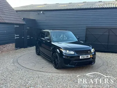 Käytetty Land Rover Range Rover Sport SVR 2017 Musta Katumaasturi