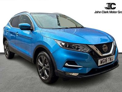 Blue Used 2018 Nissan Qashqai N-Connecta SUV | £11,500 (Good price)