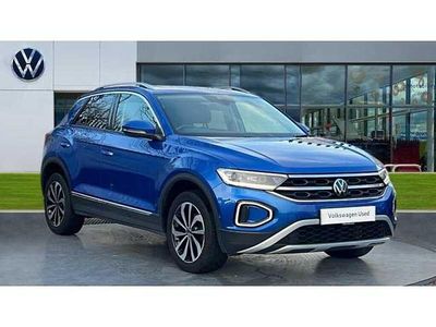 Ravenna blue metallic Used 2023 VW T-Roc Style SUV | £20,489 (Fair price)